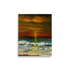 "California Ocean Sunset" Giclee Print